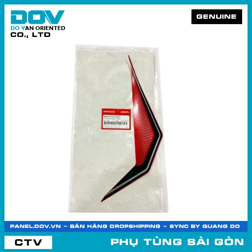 TEM ỐP TRƯỚC TRÁI A *TYPE2* | HONDA PARTS CODE 86642K1GV00ZC — 86642K1GV00ZC