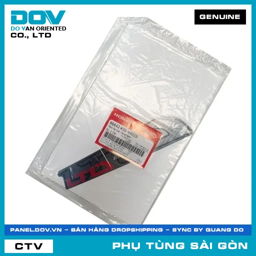 TEM ỐP TRÁI *NHA76M* | HONDA PARTS CODE 86642K56V40ZB — 86642K56V40ZB
