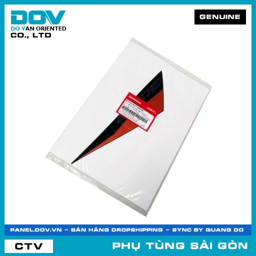 TEM DÁN A CÁNH YẾM TRÁI *YR322C* | HONDA PARTS CODE 86642K57V80ZB — 86642K57V80ZB