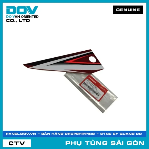 TEM ỐP ỐNG YẾM PHẢI *R340C* | HONDA PARTS CODE 86643K03V70ZC — 86643K03V70ZC