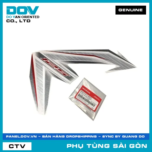 TEM ỐP TRƯỚC PHẢI*NHA62X* | HONDA PARTS CODE 86643K27V60ZC — 86643K27V60ZC