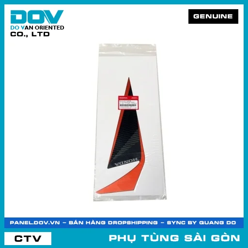 TEM DÁN B CÁNH YẾM PHẢI *YR322C* | HONDA PARTS CODE 86643K57V80ZB — 86643K57V80ZB