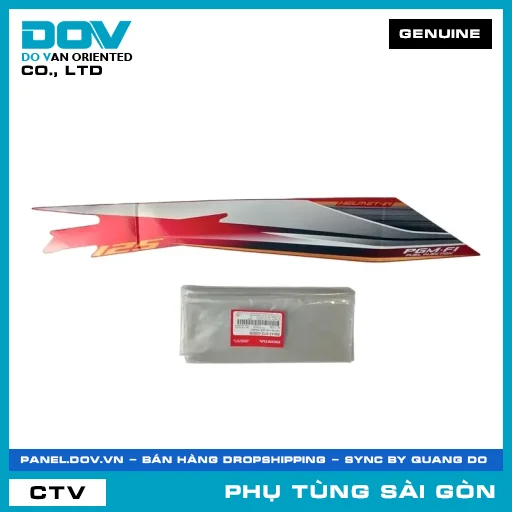 TEM ỐP SƯỜN PHẢI *R340C* | HONDA PARTS CODE 86643KYZG00ZB — 86643KYZG00ZB