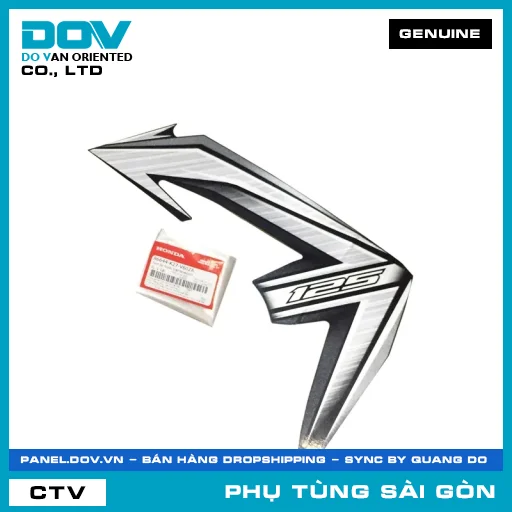 TEM ỐP TRƯỚC TRÁI*NHA62B* | HONDA PARTS CODE 86644K27V60ZA — 86644K27V60ZA