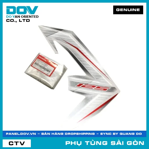 TEM ỐP TRƯỚC TRÁI*NHA62X* | HONDA PARTS CODE 86644K27V60ZC — 86644K27V60ZC