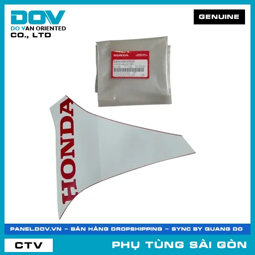 TEM B ỐP SƯỜN TRÁI *R389* | HONDA PARTS CODE 86644K56V70ZA — 86644K56V70ZA