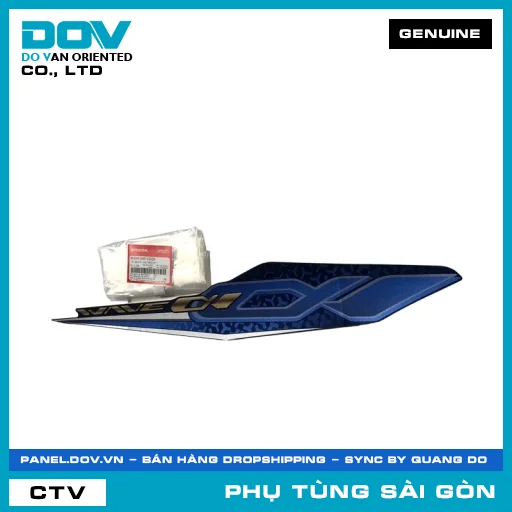 TEM ỐP SƯỜN PHẢI *PB421M* | HONDA PARTS CODE 86644K89V30ZA — 86644K89V30ZA