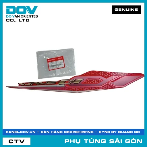 TEM ỐP SƯỜN PHẢI *R263* | HONDA PARTS CODE 86644K89V30ZF — 86644K89V30ZF