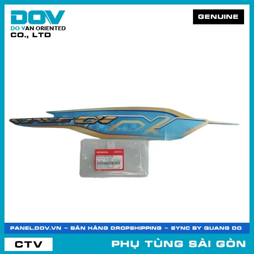 TEM ỐP SƯỜN PHẢI *B203* | HONDA PARTS CODE 86644K89V50ZB — 86644K89V50ZB