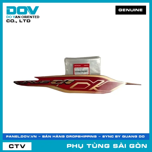 TEM ỐP SƯỜN PHẢI *R263* | HONDA PARTS CODE 86644K89V50ZE — 86644K89V50ZE