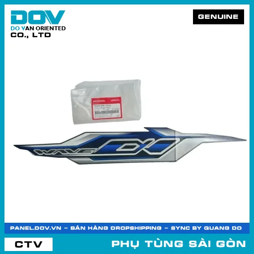 TEM ỐP SƯỜN PHẢI *PB421* | HONDA PARTS CODE 86644K89V70ZA — 86644K89V70ZA
