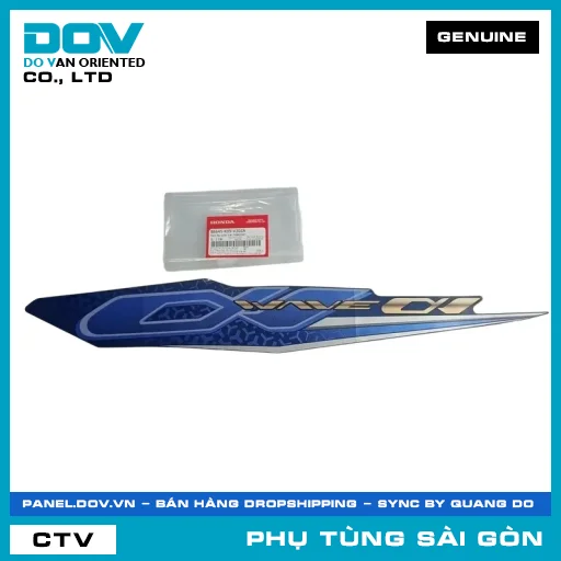 TEM ỐP SƯỜN TRÁI *PB421M* | HONDA PARTS CODE 86645K89V30ZA — 86645K89V30ZA