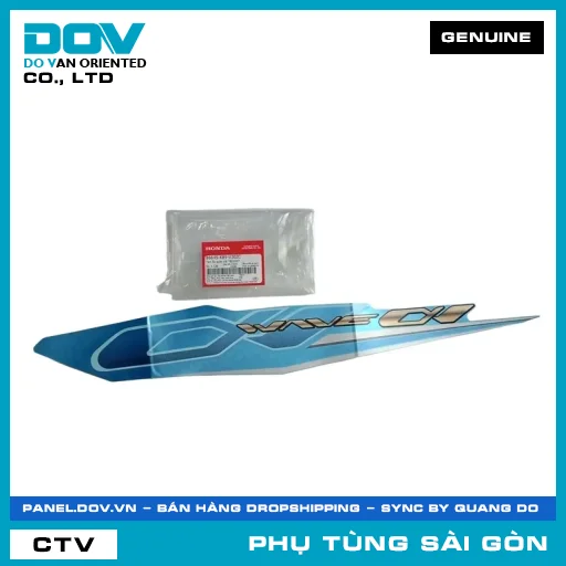 TEM ỐP SƯỜN TRÁI *B203M* | HONDA PARTS CODE 86645K89V30ZC — 86645K89V30ZC