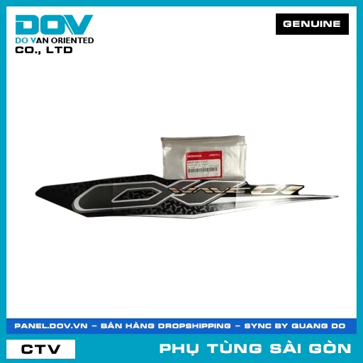 TEM ỐP SƯỜN TRÁI *NHB25M* | HONDA PARTS CODE 86645K89V30ZE — 86645K89V30ZE