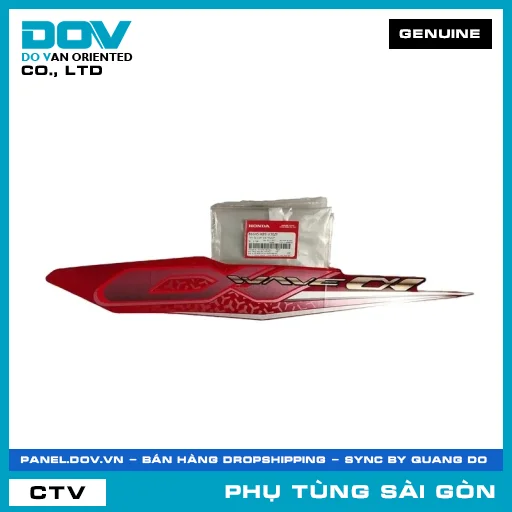 TEM ỐP SƯỜN TRÁI *R263* | HONDA PARTS CODE 86645K89V30ZF — 86645K89V30ZF