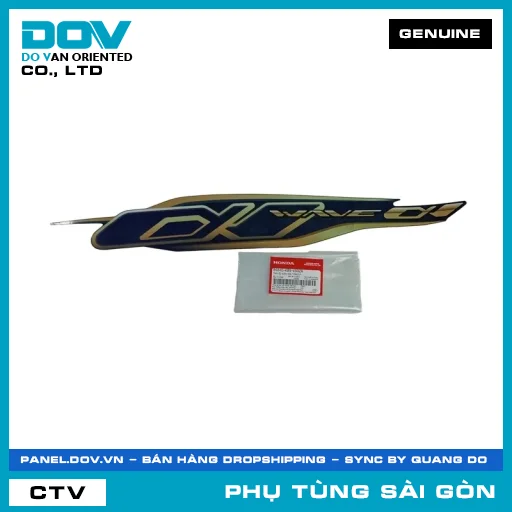 TEM ỐP SƯỜN TRÁI *PB421* | HONDA PARTS CODE 86645K89V50ZA — 86645K89V50ZA