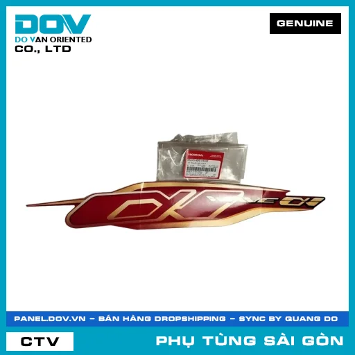 TEM ỐP SƯỜN TRÁI *R263* | HONDA PARTS CODE 86645K89V50ZE — 86645K89V50ZE