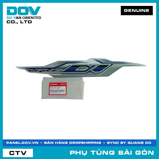 TEM ỐP SƯỜN TRÁI *NHB55* | HONDA PARTS CODE 86645K89V70ZB — 86645K89V70ZB