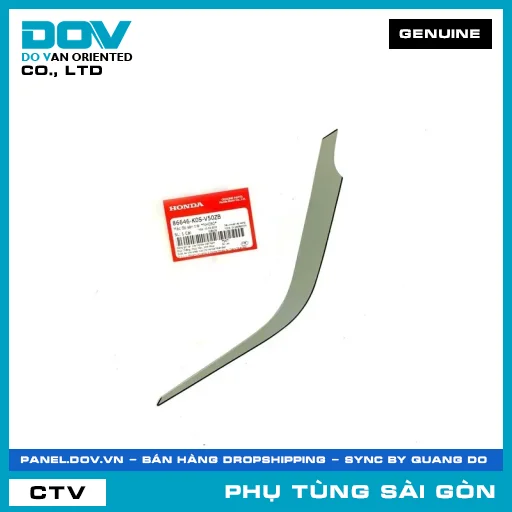 TEM DÁN ỐP SÀN TRÁI *NHC60* | HONDA PARTS CODE 86646K0SV50ZB — 86646K0SV50ZB