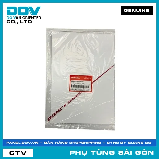 TEM ỐP SƯỜN SAU TRÁI *TYPE1* | HONDA PARTS CODE 86646K56V30ZD — 86646K56V30ZD