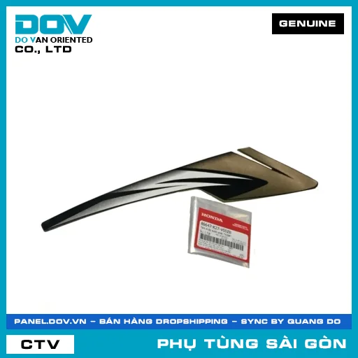 TEM A ỐP SƯỜN PHẢI *Y208* | HONDA PARTS CODE 86647K27V00ZB — 86647K27V00ZB