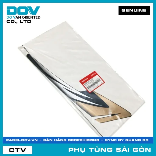 TEM A ỐP SƯỜN TRÁI *Y208* | HONDA PARTS CODE 86648K27V00ZB — 86648K27V00ZB
