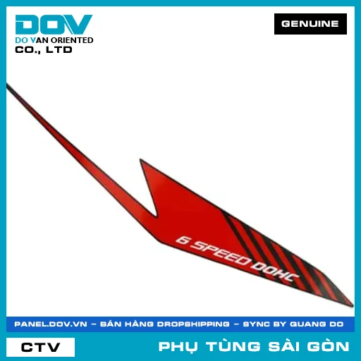TEM C ỐP TRUNG TÂM TRÁI *TYPE1* | HONDA PARTS CODE 86648K45A20ZA — 86648K45A20ZA
