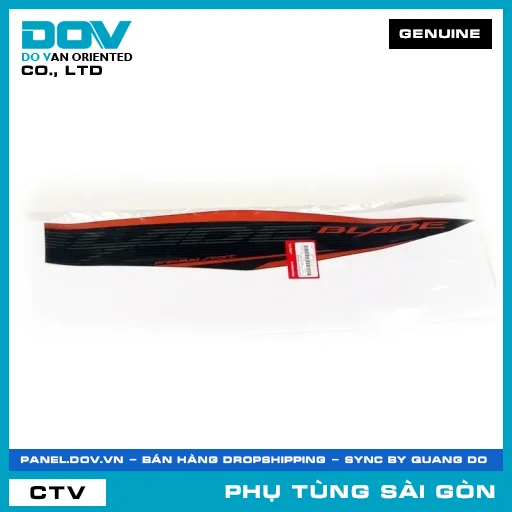 TEM DÁN ỐP SƯỜN TRÁI *YR322C* | HONDA PARTS CODE 86648K57V80ZB — 86648K57V80ZB