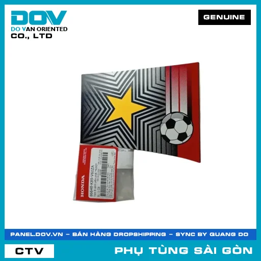TEM B CÁNH YẾM PHẢI *R263* | HONDA PARTS CODE 86648K89V60ZA — 86648K89V60ZA