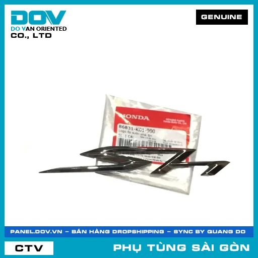 LOGO ỐP SƯỜN PHẢI SH | HONDA PARTS CODE 86831K01900 — 86831K01900