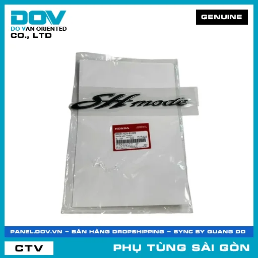 TEM ỐP SƯỜN *TYPE1* | HONDA PARTS CODE 86831K29910ZB — 86831K29910ZB