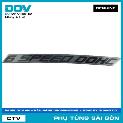 TEM CHỮ 6 SPEED DOHC *TYPE1* | HONDA PARTS CODE 86831K45A40ZA — 86831K45A40ZA