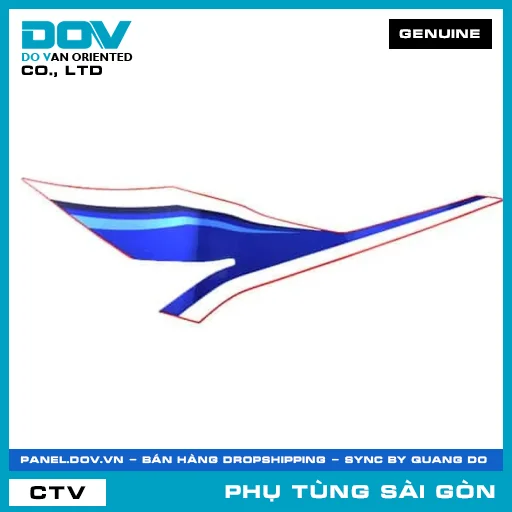 TEM DÁN ỐP SAU BÊN PHẢI *TYPE1* | HONDA PARTS CODE 86831K45NZ0ZA — 86831K45NZ0ZA