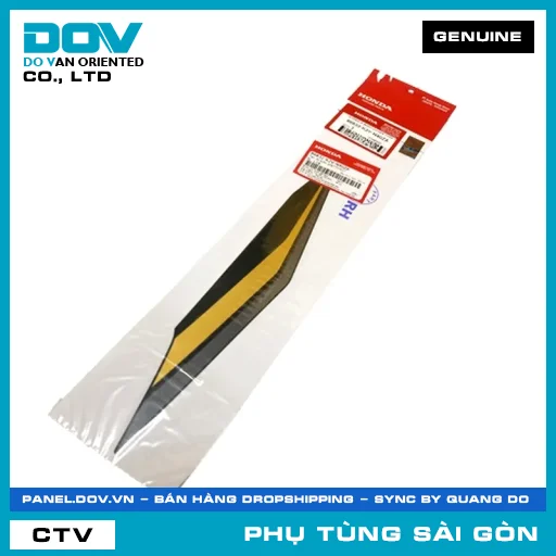 TEM ỐP SƯỜN PHẢI*TYPE1* | HONDA PARTS CODE 86832K2VN40ZA — 86832K2VN40ZA