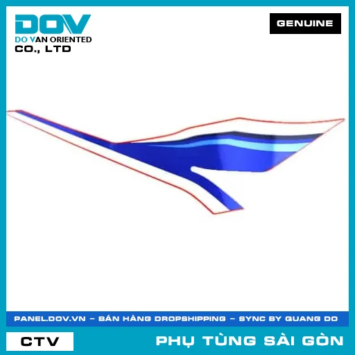 TEM DÁN ỐP SAU BÊN TRÁI *TYPE1* | HONDA PARTS CODE 86832K45NZ0ZA — 86832K45NZ0ZA