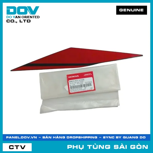 TEM ỐP SƯỜN PHẢI *R340* | HONDA PARTS CODE 86833K2CV30ZB — 86833K2CV30ZB