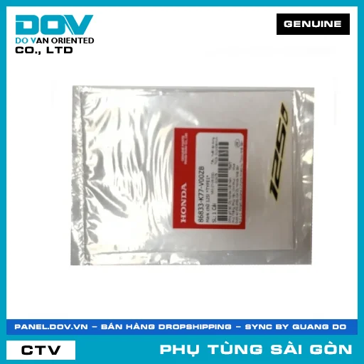 MARK CHỮ 125L *NH1* | HONDA PARTS CODE 86833K77V00ZB — 86833K77V00ZB
