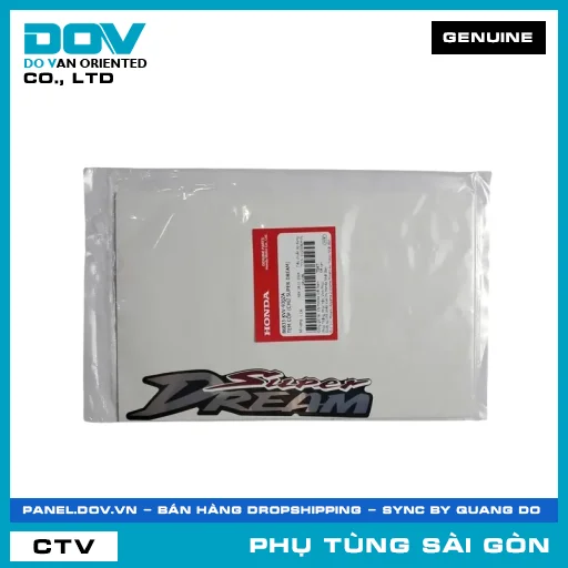TEM CỐP (CHỮ SUPER DREAM) | HONDA PARTS CODE 86833KVV930ZA — 86833KVV930ZA