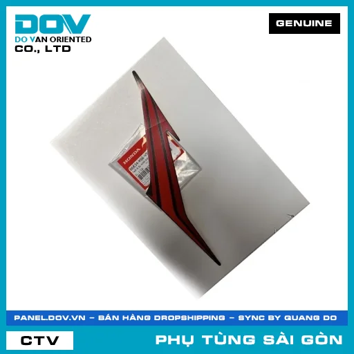 TEM B ỐP SƯỜN TRÁI *TYPE1* | HONDA PARTS CODE 86834K66V90ZA — 86834K66V90ZA