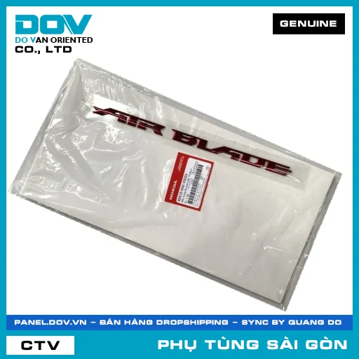 BIỂU TƯỢNG ỐP SƯỜN TRÊN *TYPE1* | HONDA PARTS CODE 86835K66V90ZA — 86835K66V90ZA