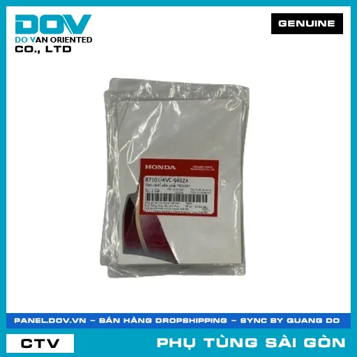 TEM CÁNH YẾM PHẢI *R315P* | HONDA PARTS CODE 87101KVL940ZA — 87101KVL940ZA