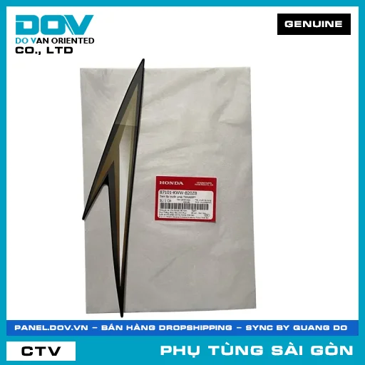 TEM ỐP TRƯỚC PHẢI *NHA69P* | HONDA PARTS CODE 87101KWWB20ZB — 87101KWWB20ZB