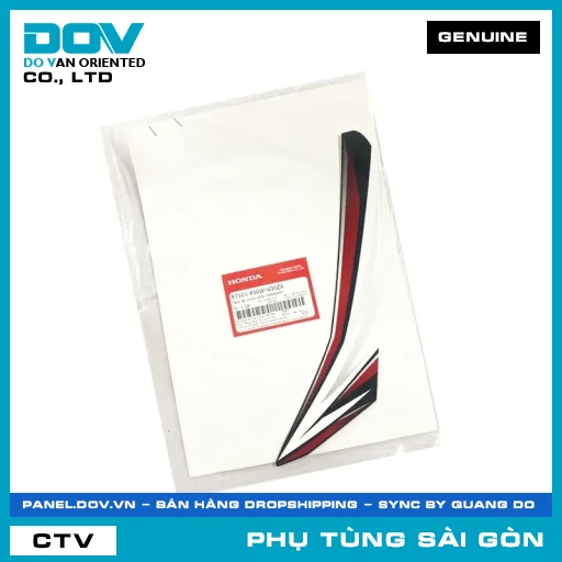 TEM ỐP TRƯỚC PHẢI *NHA69P* | HONDA PARTS CODE 87101KWWV00ZA — 87101KWWV00ZA