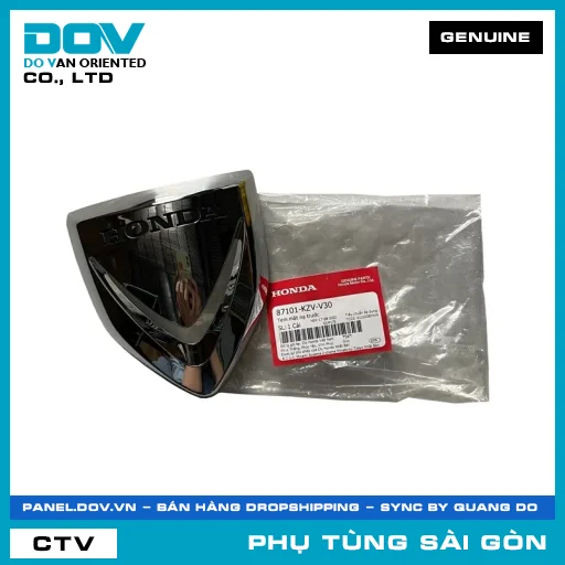 TEM MẶT NẠ TRƯỚC | HONDA PARTS CODE 87101KZVV30 — 87101KZVV30