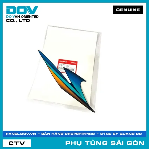 TEM MẶT NẠ PHẢI *B142P* | HONDA PARTS CODE 87102KFL710ZB — 87102KFL710ZB
