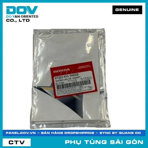 TEM CÁNH YẾM TRÁI *NHA69P* | HONDA PARTS CODE 87102KVL940ZB — 87102KVL940ZB