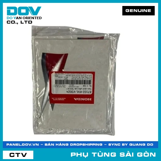 TEM CÁNH YẾM TRÁI *R313C* | HONDA PARTS CODE 87102KVLV30ZA — 87102KVLV30ZA