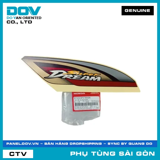 TEM CỐP XE PHẢI R150F | HONDA PARTS CODE 87103KFV950ZA — 87103KFV950ZA