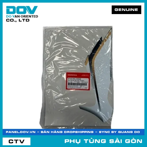 TEM A ỐP ỐNG YẾM PHẢI *NHA96P* | HONDA PARTS CODE 87103KVL940ZB — 87103KVL940ZB