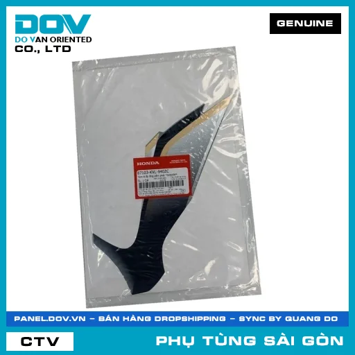 TEM A ỐP ỐNG YẾM PHẢI *NHA69P* | HONDA PARTS CODE 87103KVL940ZC — 87103KVL940ZC